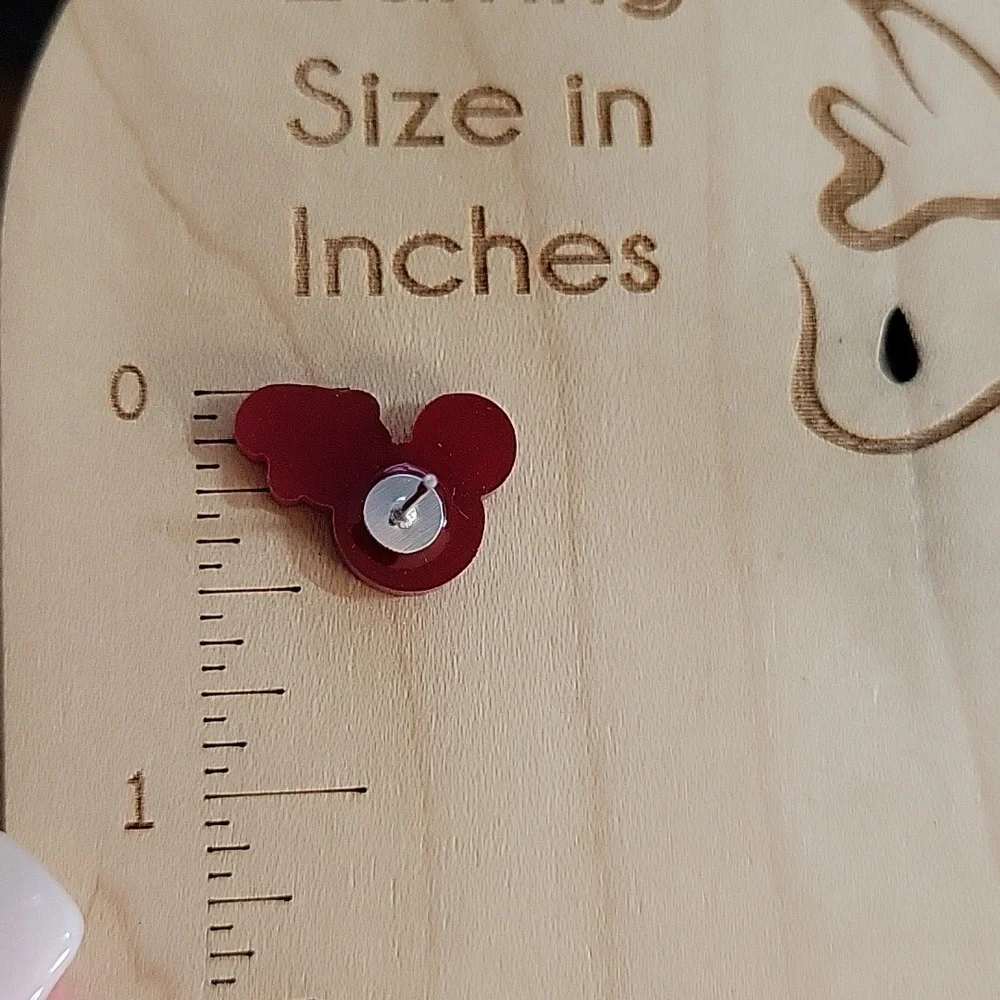 SANTA MICKEY EARRINGS
